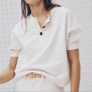 Madewell Cream Short Sleeve Tee